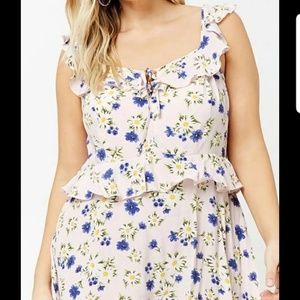 Ruffle Dress Plus Size 1X